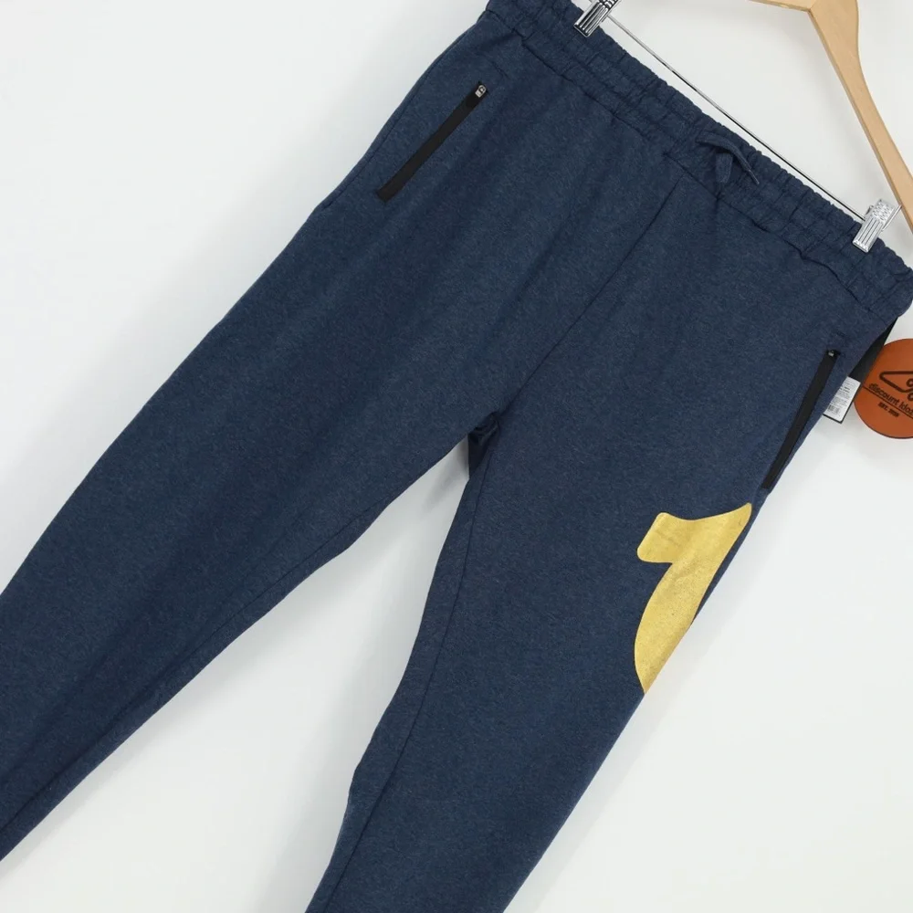 NWT True Religion Loungewear Gold Foil Logo Joggers‎